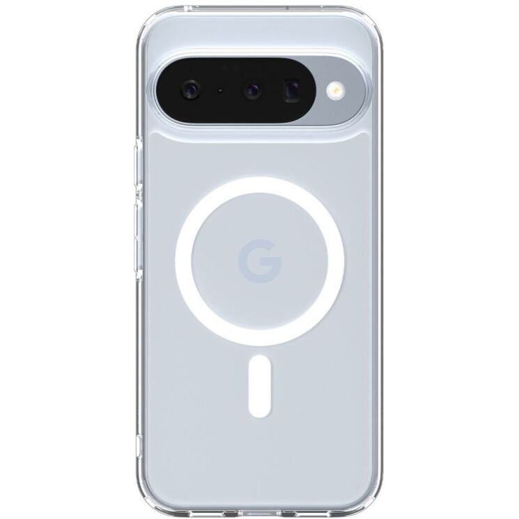 Захисний чохол Spigen (SGP) Ultra Hybrid (MagFit) для Google Pixel 10 / 10 Pro (ACS09702) - Clear / White: фото 3 з 17