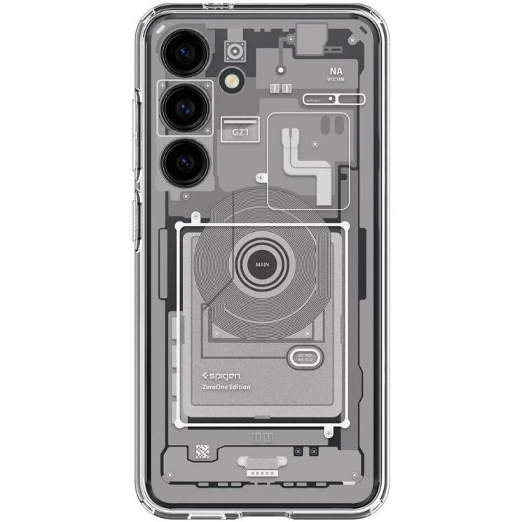 Защитный чехол Spigen (SGP) Ultra Hybrid Zero One для Samsung Galaxy S24 (S921) ACS07351 - White: фото 2 из 16