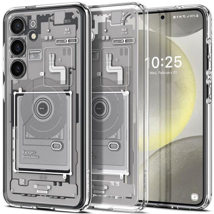 Защитный чехол Spigen (SGP) Ultra Hybrid Zero One для Samsung Galaxy S24 (S921) ACS07351 - White: фото 1 из 16
