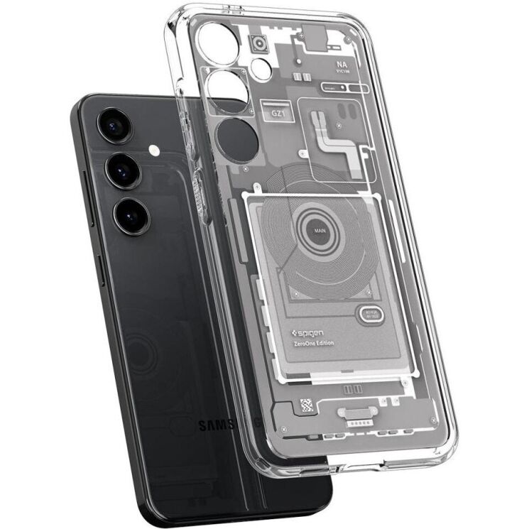 Защитный чехол Spigen (SGP) Ultra Hybrid Zero One для Samsung Galaxy S24 (S921) ACS07351 - White: фото 8 из 16