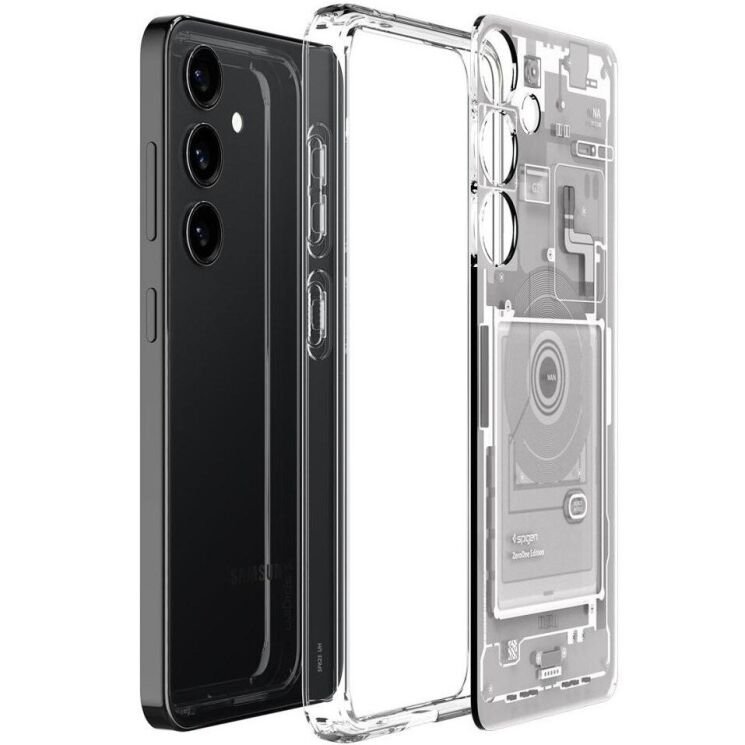 Защитный чехол Spigen (SGP) Ultra Hybrid Zero One для Samsung Galaxy S24 (S921) ACS07351 - White: фото 10 из 16