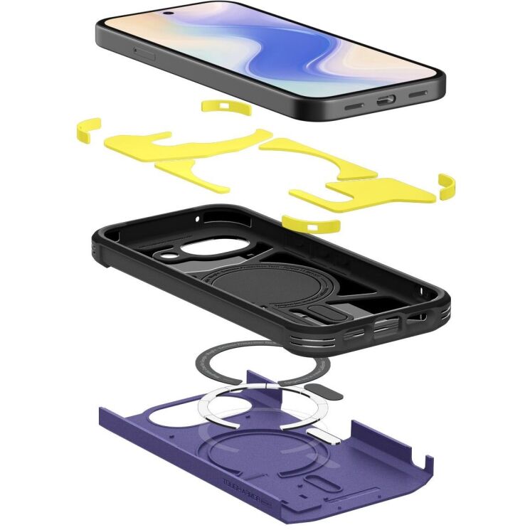 Защитный чехол Spigen Tough Armor (MagFit) для Google Pixel 10a (ACS11281) - Ash Violet: фото 5 из 13
