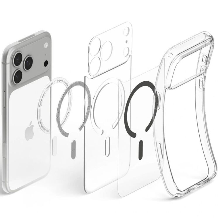Защитный чехол Spigen Ultra Hybrid MagSafe для iPhone 18 Pro Max (ACS12119) - Crystal Clear (440310H) Защитный чехол Spigen Ultra Hybrid MagSafe для iPhone 18 Pro Max (ACS12119) - Crystal Clear: фото 6 из 13