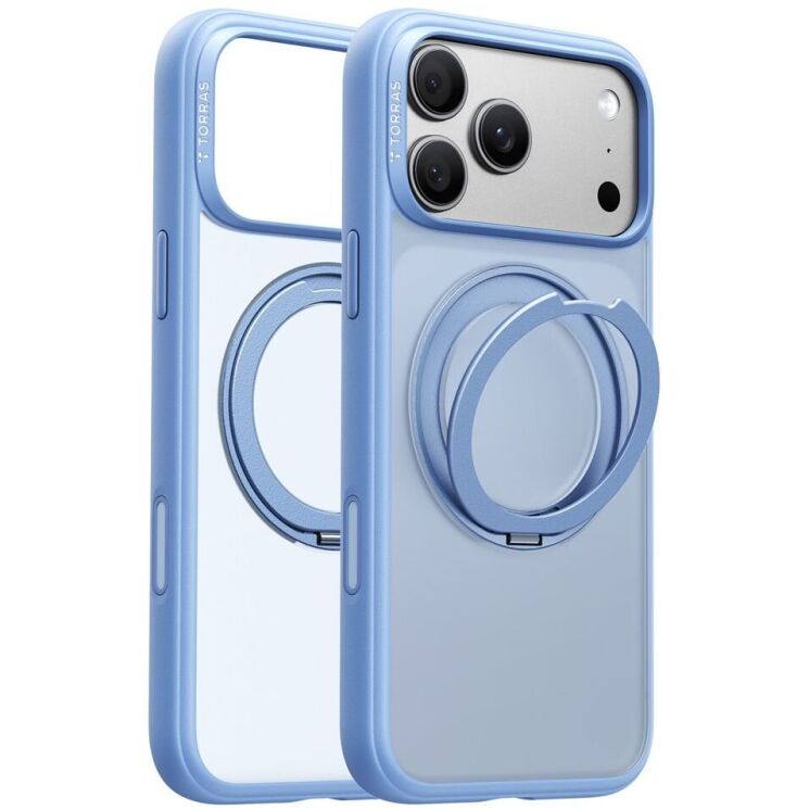 Захисний чохол TORRAS Ostand O1 Guardian (with MagSafe) для Apple iPhone 18 Pro - Blue (423612L) Захисний чохол TORRAS Ostand O1 Guardian (with MagSafe) для Apple iPhone 18 Pro - Blue: фото 1 з 6