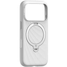 Захисний чохол TORRAS Ostand Q3 Silicone Wind (with MagSafe) для Apple iPhone 18 Pro / 17 Pro - White: фото 1 з 1