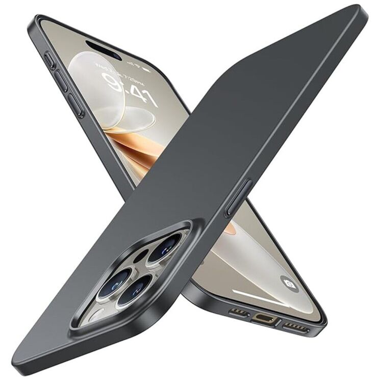 Защитный чехол TORRAS Slim Fit для Apple iPhone 15 Pro Max - Titanium Grey: фото 1 из 4
