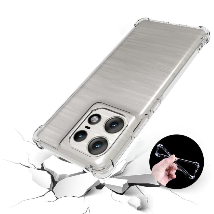 Защитный чехол UniCase AirBag для Motorola Edge 50 Pro - Transparent: фото 2 из 5