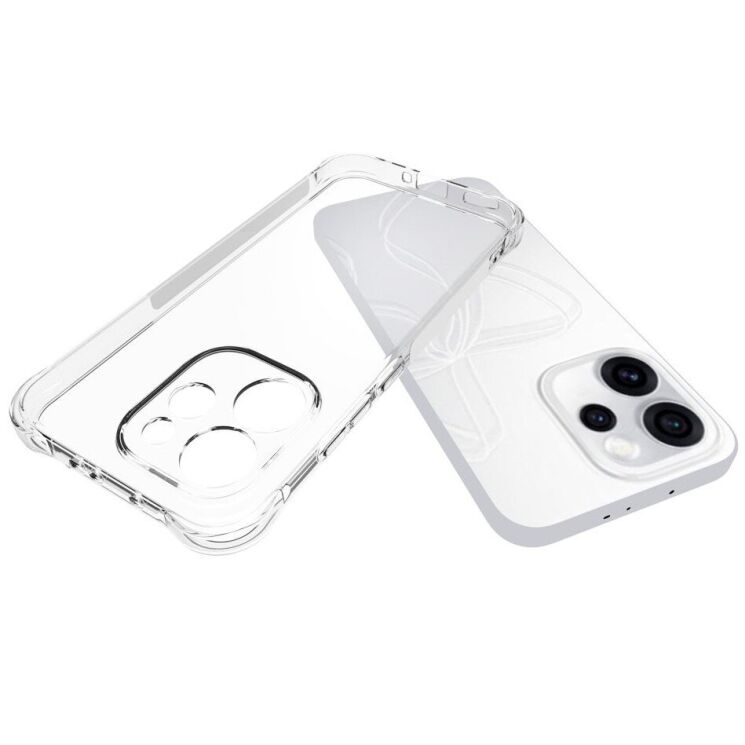 Защитный чехол UniCase AirBag Flow для OPPO Reno 15 Pro - Transparent: фото 4 из 5