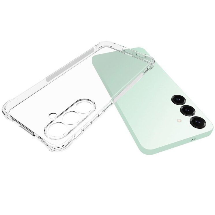 Защитный чехол UniCase AirBag Flow для Samsung Galaxy S25 FE (S731) - Transparent: фото 4 из 5