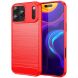 Захисний чохол UniCase Carbon для Apple iPhone 17 Pro Max - Red (387430R). Фото 1 з 11