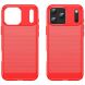 Захисний чохол UniCase Carbon для Apple iPhone 17 Pro Max - Red (387430R). Фото 2 з 11