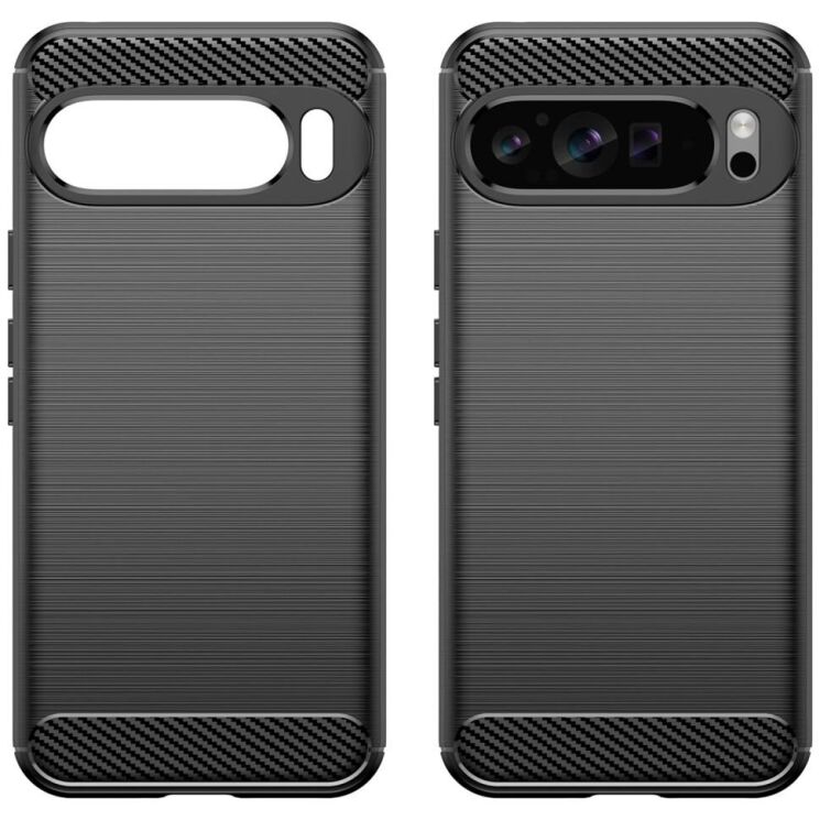 Защитный чехол UniCase Carbon для Google Pixel 9 Pro XL - Black: фото 2 из 8