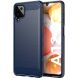 Защитный чехол UniCase Carbon для Samsung Galaxy A12 (A125) / A12 Nacho (A127) - Blue (368605L). Фото 1 из 10