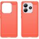 Защитный чехол UniCase Carbon для Xiaomi Redmi Note 14 5G - Red (373303R). Фото 2 из 8