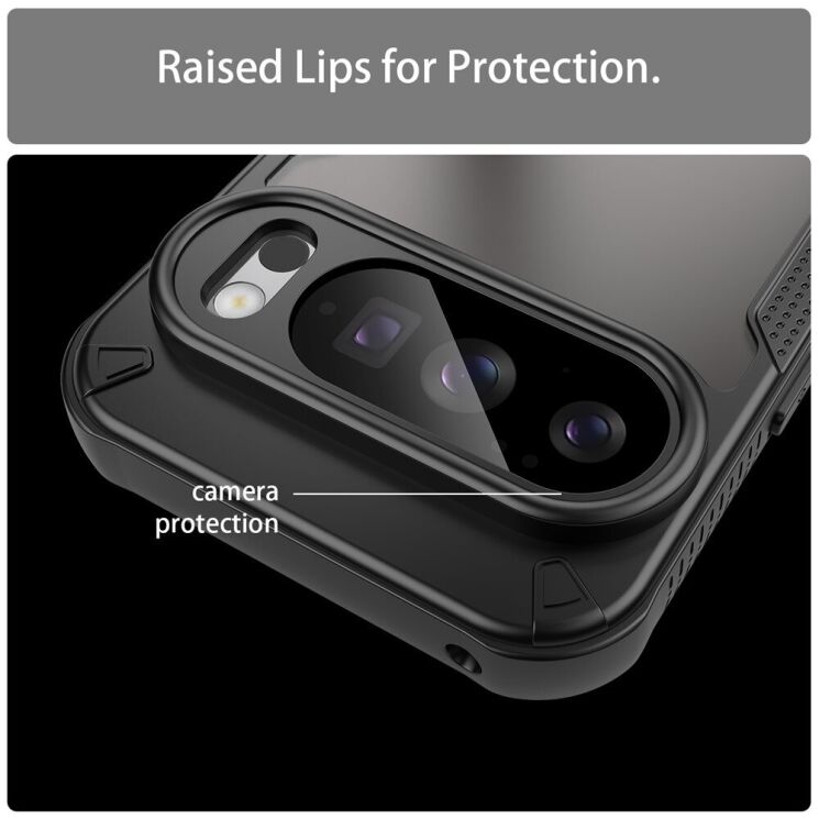 Защитный чехол UniCase Falcon Frame для Google Pixel 10 Pro - Black: фото 6 из 9