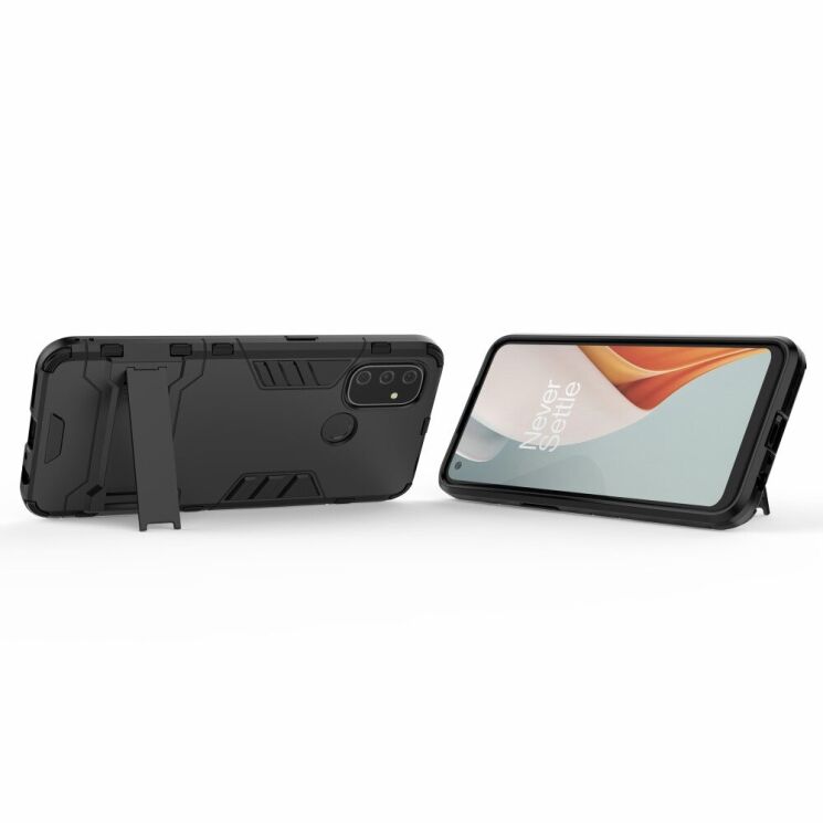 Защитный чехол UniCase Hybrid для OnePlus Nord N100 - Black: фото 3 из 11