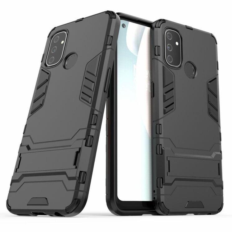 Защитный чехол UniCase Hybrid для OnePlus Nord N100 - Black: фото 1 из 11