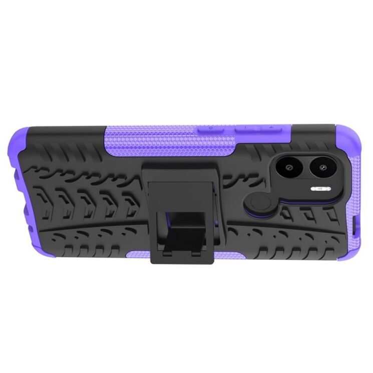 Защитный чехол UniCase Hybrid X для Xiaomi Redmi A1+ / A2+ - Purple: фото 5 из 10