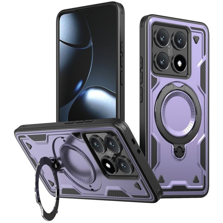 Защитный чехол UniCase Lander Armor для Xiaomi 14T - Purple: фото 1 из 6