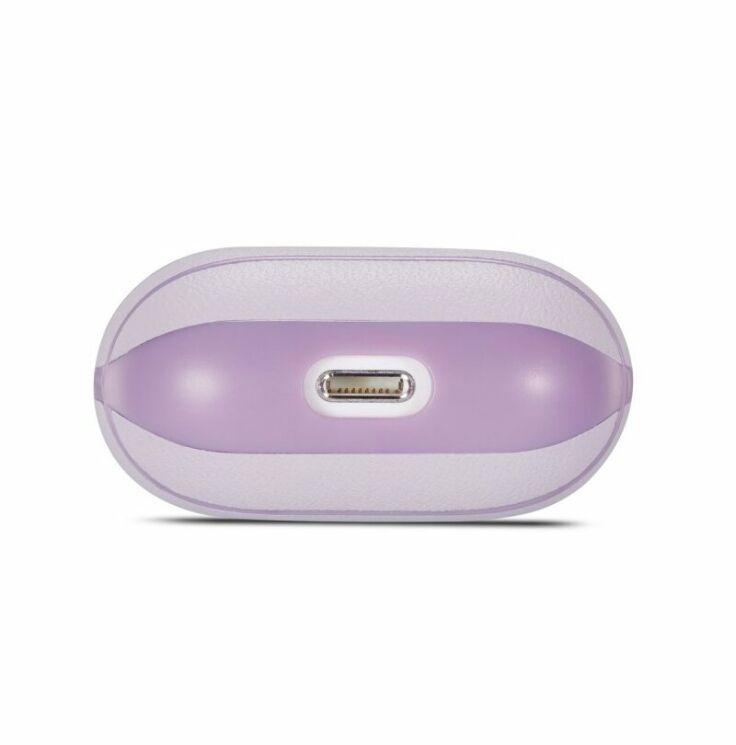 Защитный чехол UniCase Leather Cover для Apple AirPods 1 / 2 - Pink: фото 8 из 14