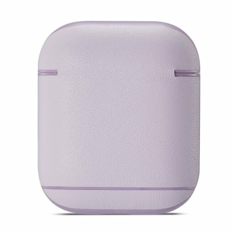 Защитный чехол UniCase Leather Cover для Apple AirPods 1 / 2 - Pink: фото 5 из 14