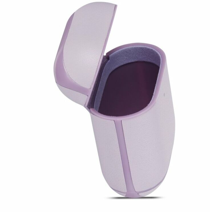 Защитный чехол UniCase Leather Cover для Apple AirPods 1 / 2 - Pink: фото 9 из 14