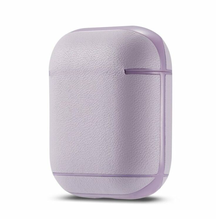 Защитный чехол UniCase Leather Cover для Apple AirPods 1 / 2 - Pink: фото 3 из 14