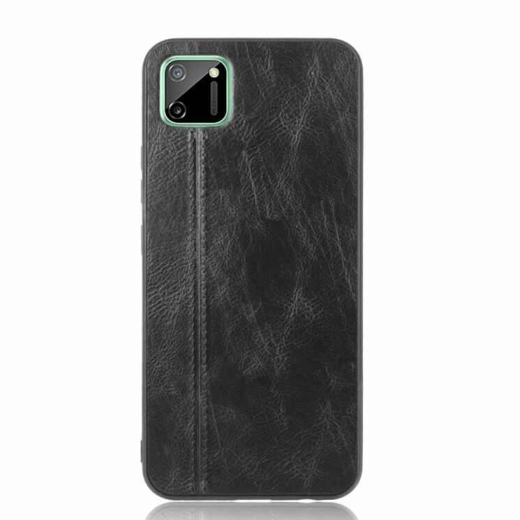 Защитный чехол UniCase Leather Series для Realme C11 - Black: фото 2 из 11