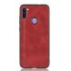 Захисний чохол UniCase Leather Series для Samsung Galaxy M11 (M115) - Red (255108R). Фото 4 з 10