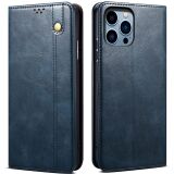 Захисний чохол UniCase Leather Wallet для Apple iPhone 16 Pro - Blue (360508L)