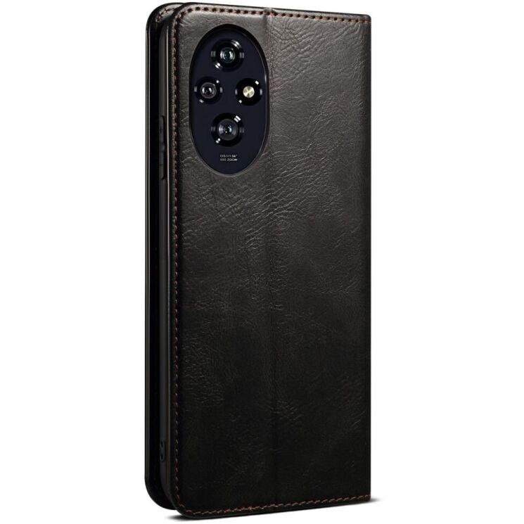 Захисний чохол UniCase Leather Wallet для Honor 200 Pro - Black: фото 6 з 6