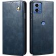 Защитный чехол UniCase Leather Wallet для Motorola Moto G24 Power - Blue (347921L)