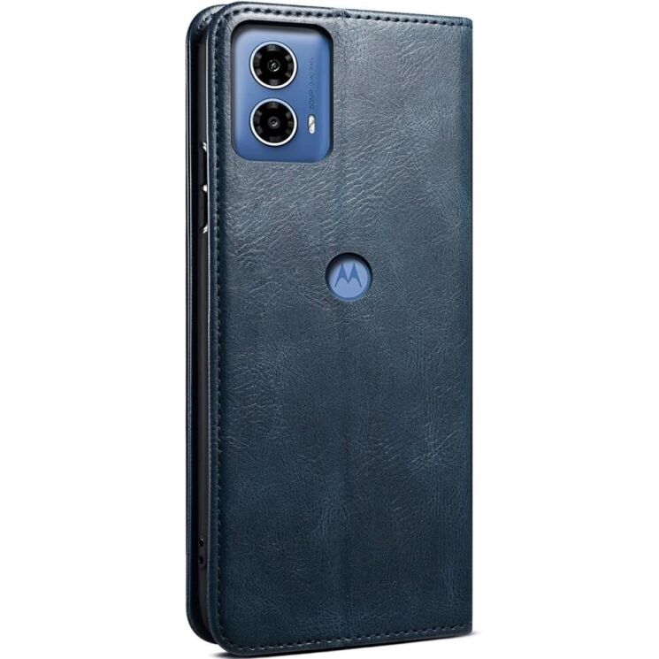 Защитный чехол UniCase Leather Wallet для Motorola Moto G24 Power - Blue: фото 6 из 6
