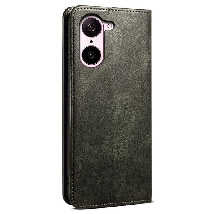Захисний чохол UniCase Leather Wallet для OnePlus Nord CE 5 / Ace 5 Racing - Green: фото 6 з 6