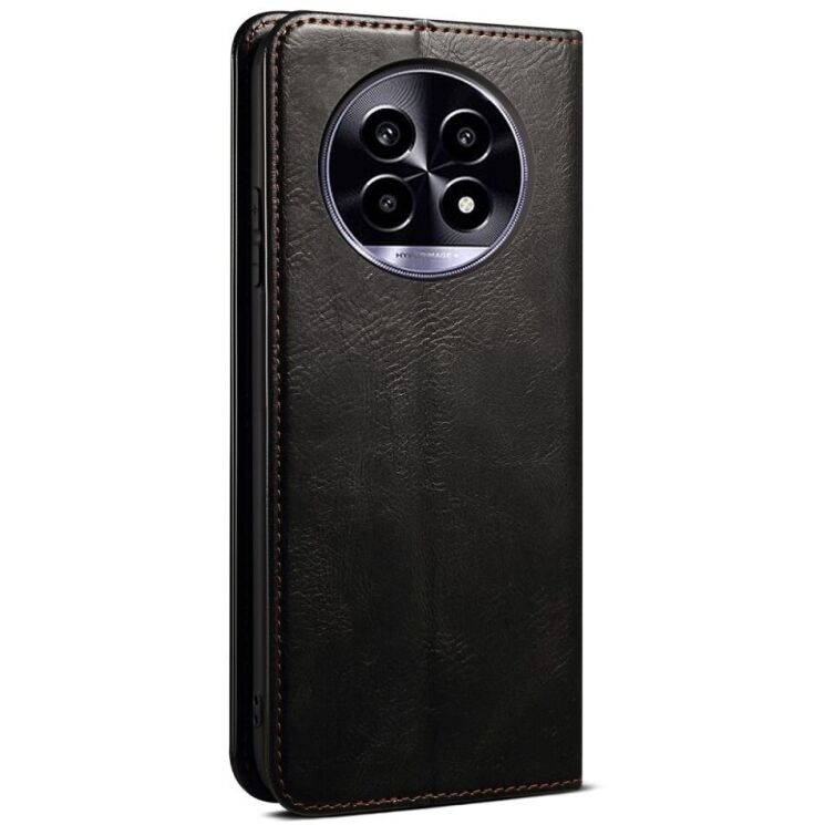 Защитный чехол UniCase Leather Wallet для Realme 13 Pro / 13 Pro Plus - Black: фото 6 из 6
