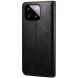 Защитный чехол UniCase Leather Wallet для Xiaomi Poco F6 Pro - Black (354925B). Фото 6 из 7