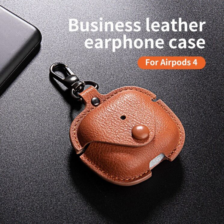 Защитный чехол UniCase Retro Cover для Apple AirPods 4 - Red: фото 3 из 11