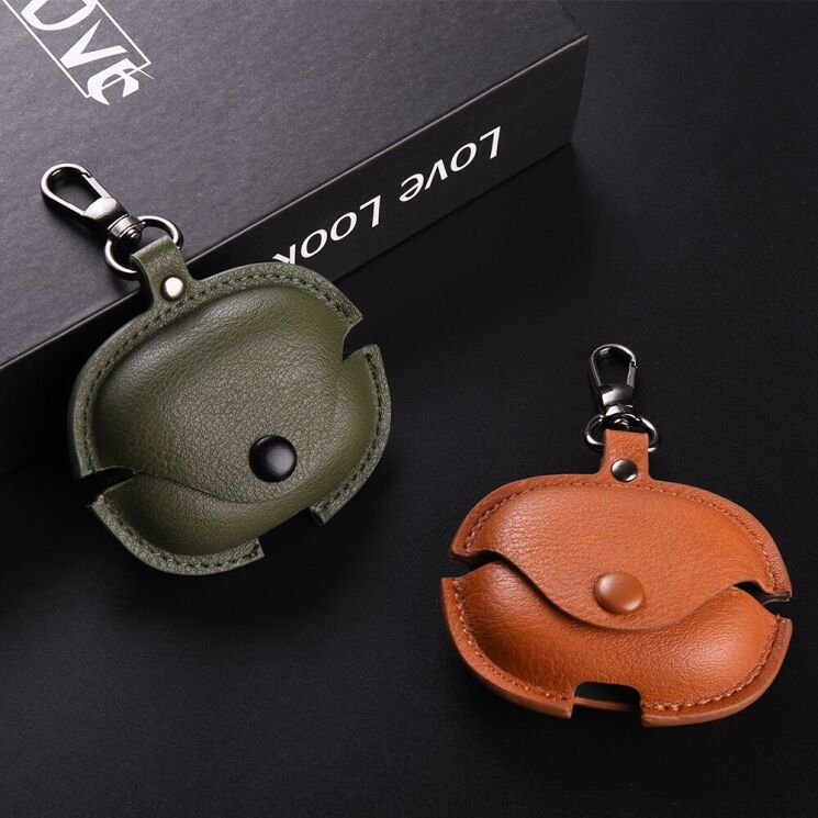 Захисний чохол UniCase Retro Cover для Xiaomi Redmi Buds 8 Pro - Brown: фото 7 з 9