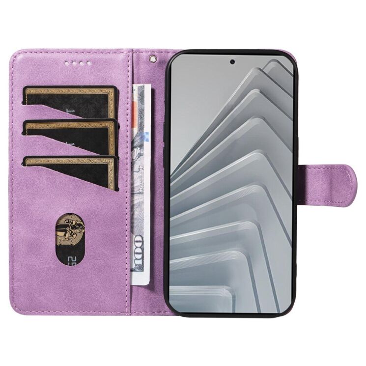 Защитный чехол UniCase T-Shape Lines для Xiaomi Redmi Note 14 4G - Light Purple: фото 4 из 8