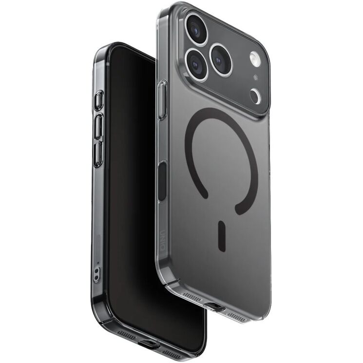 Защитный чехол UNIQ Airsuit MagClick для iPhone 17 Pro (ASMGSMK) - Black: фото 1 из 5