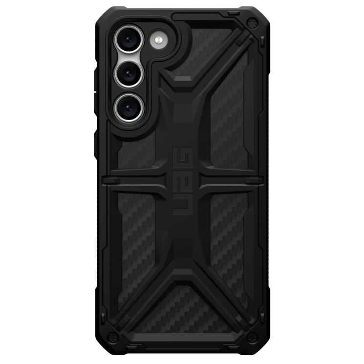 Защитный чехол URBAN ARMOR GEAR (UAG) Monarch для Samsung Galaxy S23 Plus (S916) - Carbon Fiber: фото 1 из 10