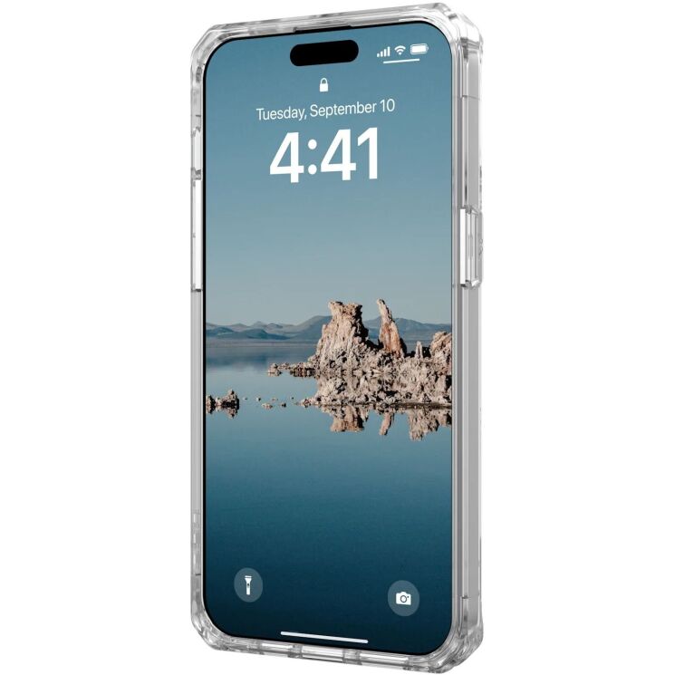 Защитный чехол URBAN ARMOR GEAR (UAG) Plyo MagSafe для Apple iPhone 15 Pro Max - Ice / Rose Gold: фото 5 из 12