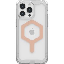Защитный чехол URBAN ARMOR GEAR (UAG) Plyo MagSafe для Apple iPhone 15 Pro Max - Ice / Rose Gold: фото 1 из 12