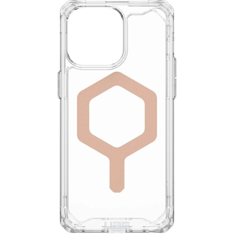 Защитный чехол URBAN ARMOR GEAR (UAG) Plyo MagSafe для Apple iPhone 15 Pro Max - Ice / Rose Gold: фото 8 из 12