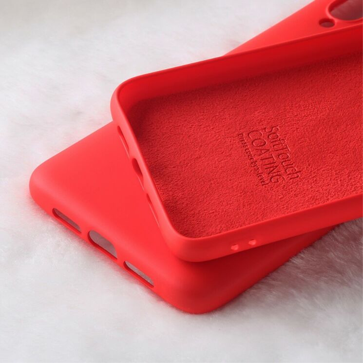 Захисний чохол X-LEVEL Delicate Silicone для Xiaomi Mi 9 Lite / Mi CC9 - Red: фото 1 з 10
