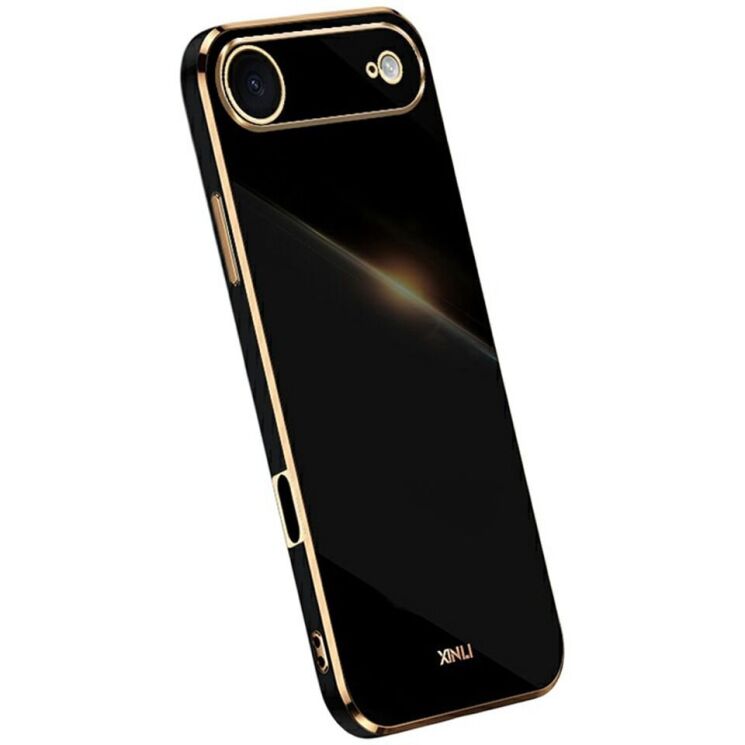 Захисний чохол XINLI Porcelain Design для iPhone Air - Black: фото 1 з 9