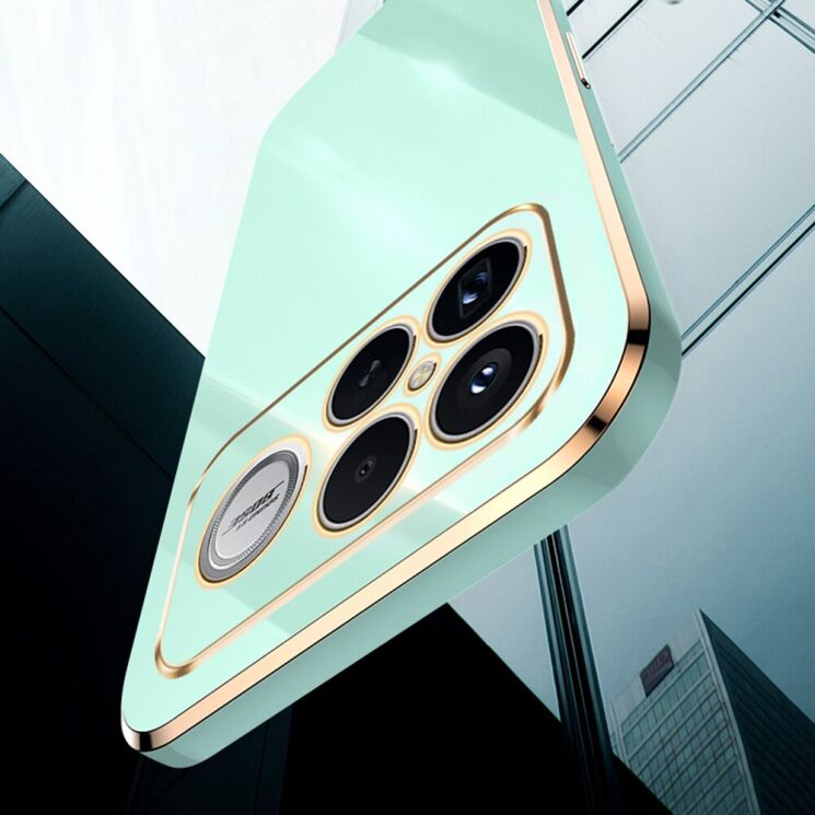 Защитный чехол XINLI Porcelain Design для Xiaomi Poco F8 Ultra - Cyan: фото 6 из 6