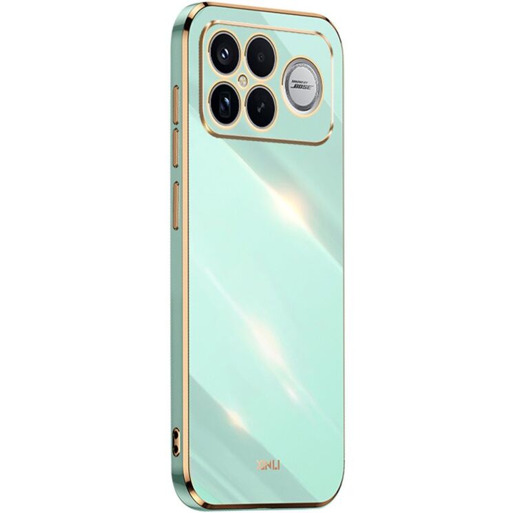 Защитный чехол XINLI Porcelain Design для Xiaomi Poco F8 Ultra - Cyan: фото 1 из 6
