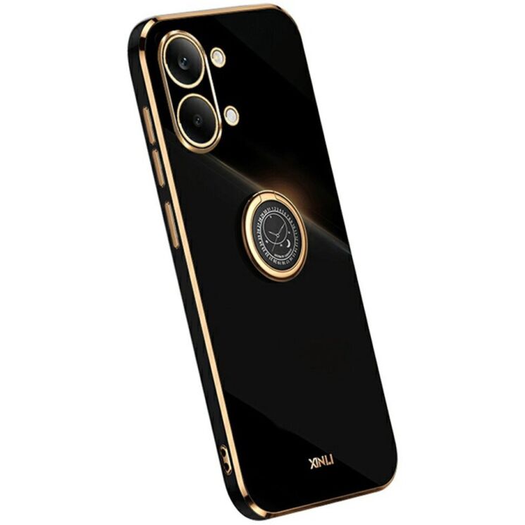 Захисний чохол XINLI Porcelain Ring для Xiaomi Poco X8 Pro Max - Black: фото 1 з 6