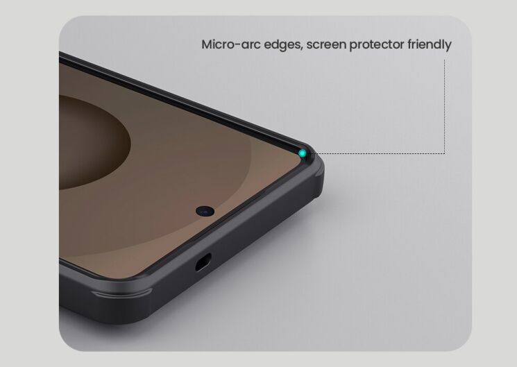 Захисний (PC+TPU) чохол NILLKIN Frosted Shield Pro для Samsung Galaxy S26 - Black: фото 15 з 18